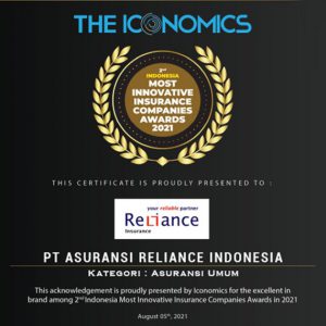 PT Asuransi Reliance Indonesia Raih Penghargaan Most Innovative ...