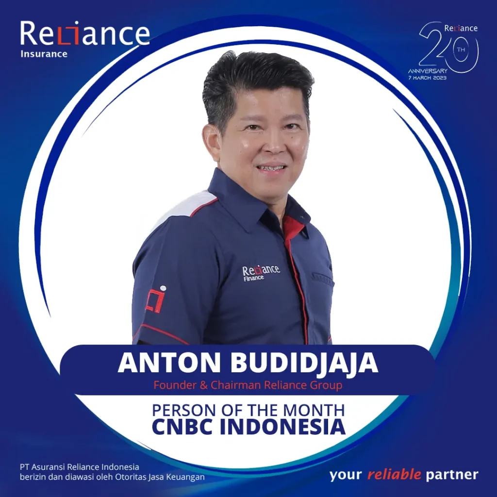 Founder Reliance Group, Person of The Month CNBC Indonesia