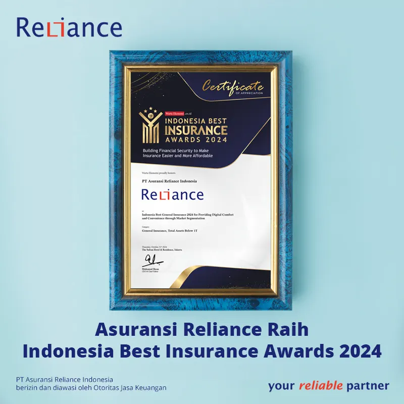 Asuransi Reliance Raih Indonesia Best Insurance Awards 2024