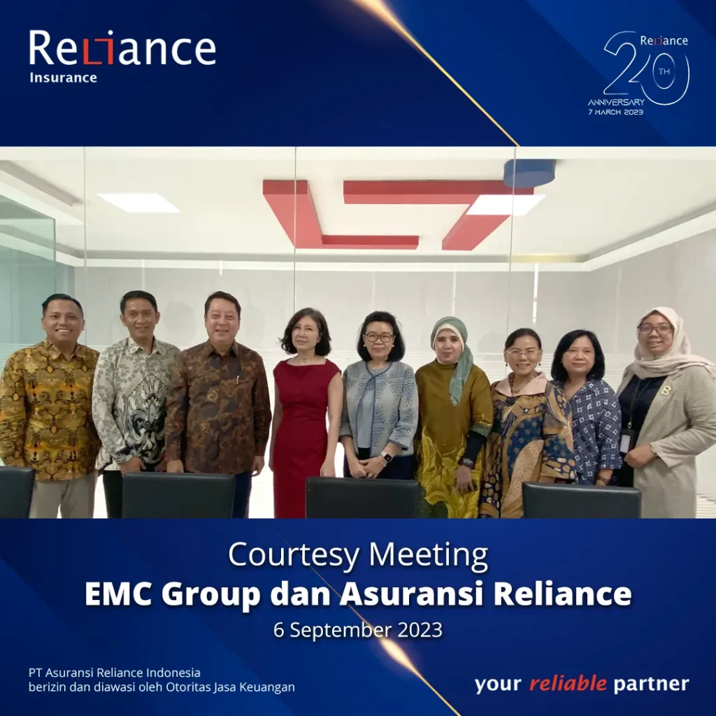 Courtesy Meeting EMC Group dan Asuransi Reliance 6 September 2023