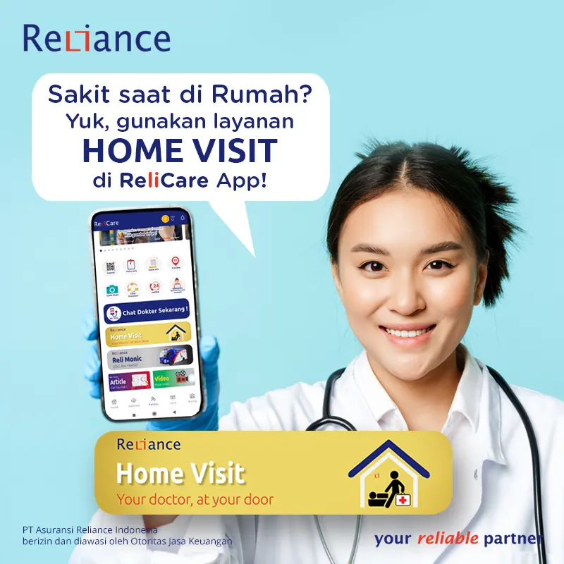 Sakit saat di Rumah Gunakan Layanan HOME VISIT di ReliCare