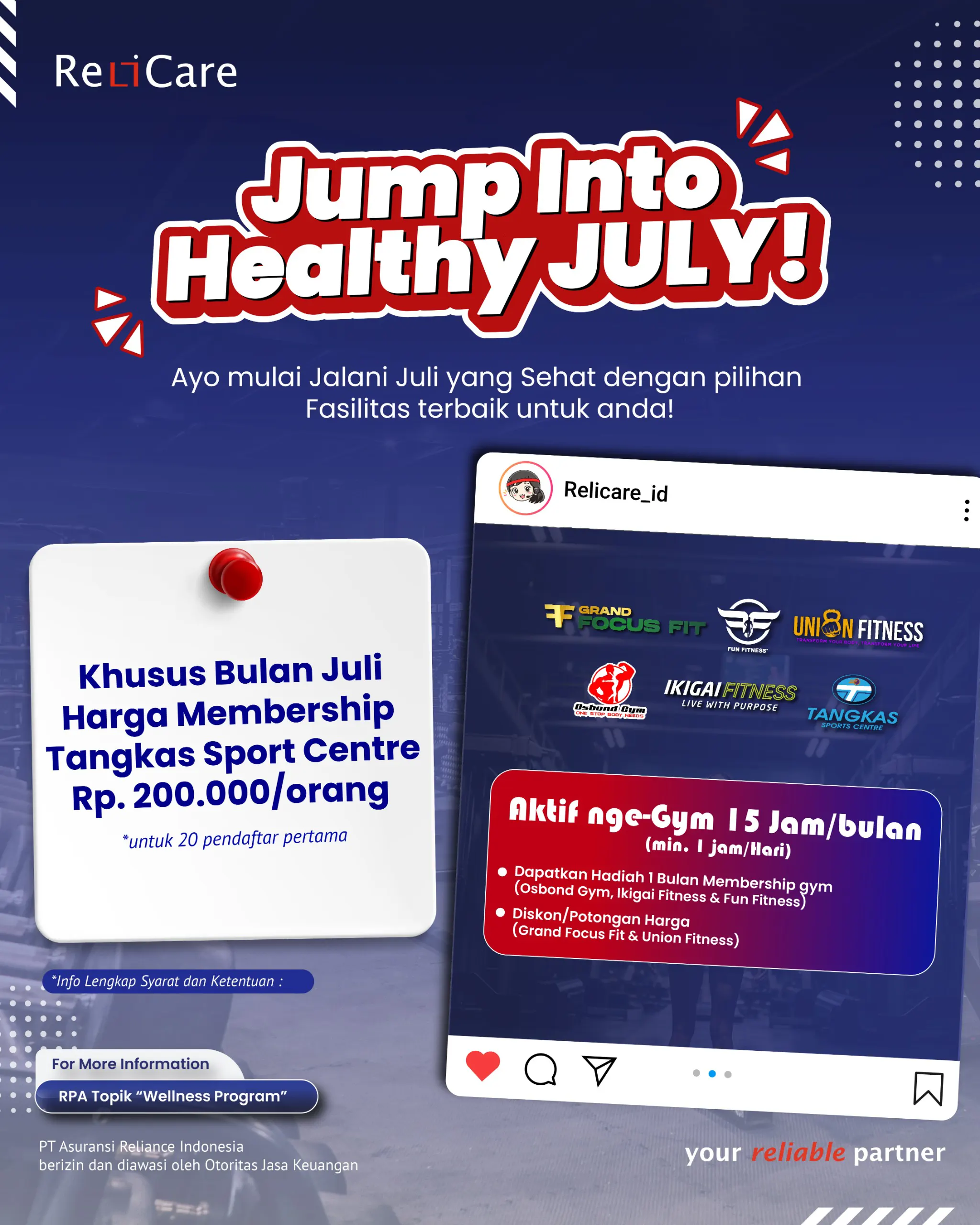 Potongan Harga Membership Tangkas Sport Centre (Khusus Bulan Juli 2026)_