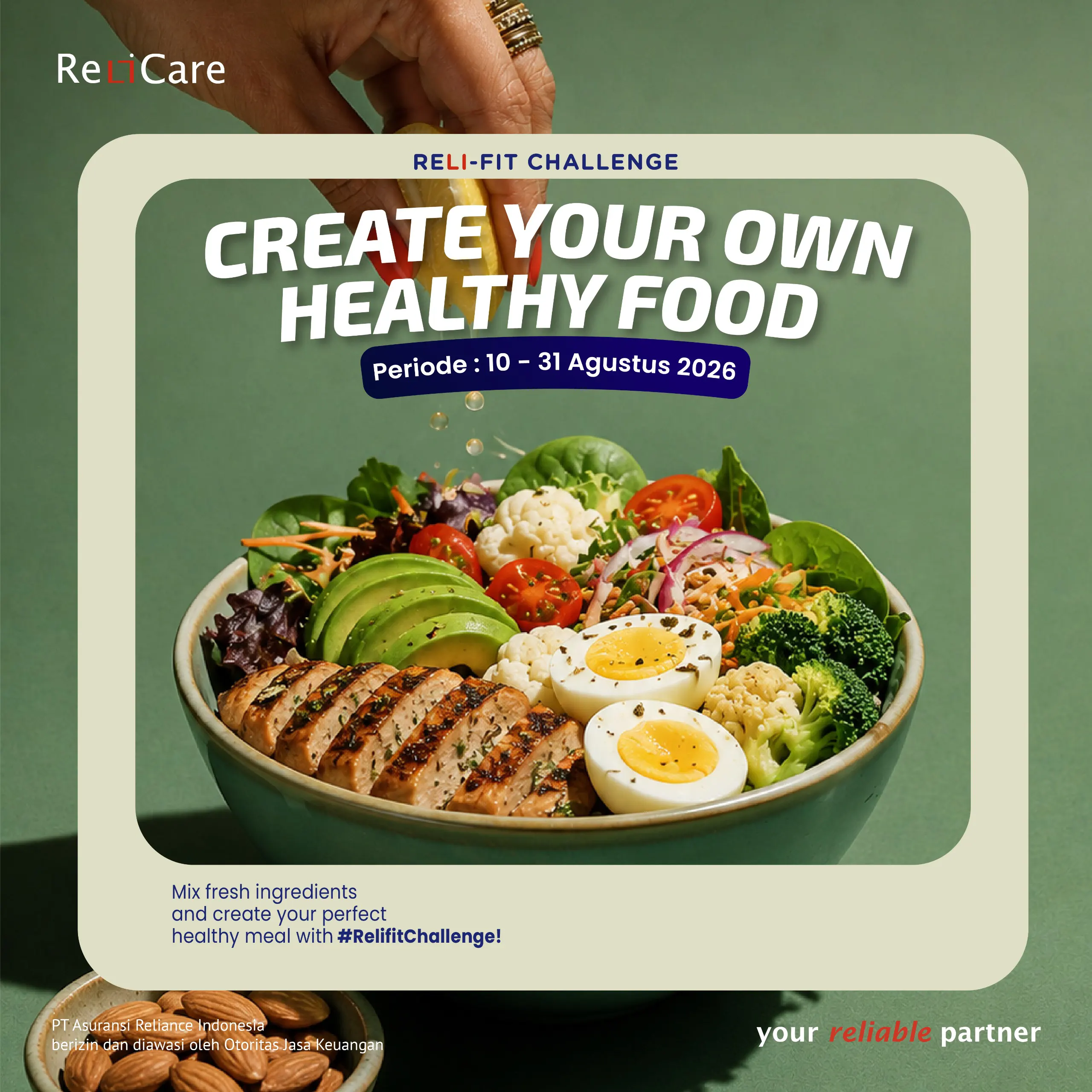 RELI-FIT Challenge Create Your Own Healthy Food